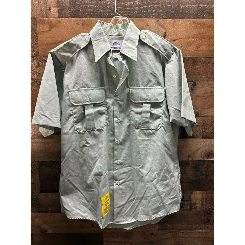 DSCP Men's Short Sleeve Button Up Size‎ 16
